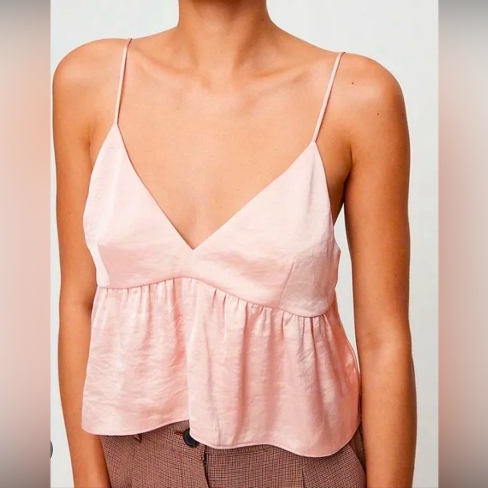 Aritzia Wilfred lover satin camisole top NWT